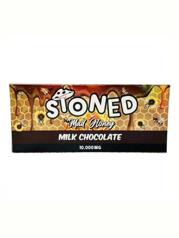 Milk Chocolate Stoned Mad Honey Chocolate 10000MG
