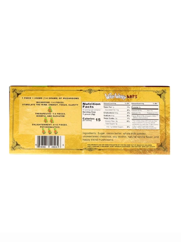 Milk Chocolate Willy Wonky Happy Blend Bars
