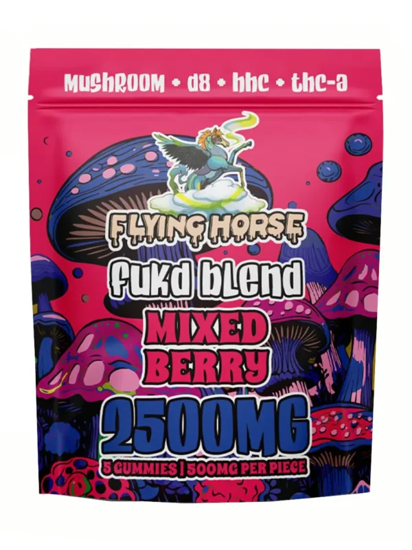 Mixed Berry Flying Horse Fukd Blend Gummies 2500MG
