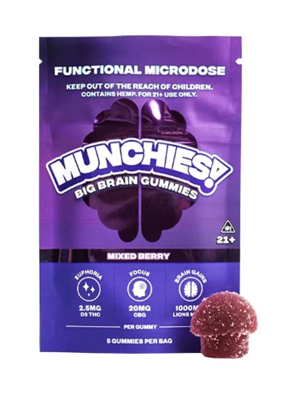 Mixed-Berry-Munchies-Functional-Microdose-Big-Brain-Gummies-5ct.webp Mixed Berry Munchies Functional Microdose Big Brain Gummies 5ct