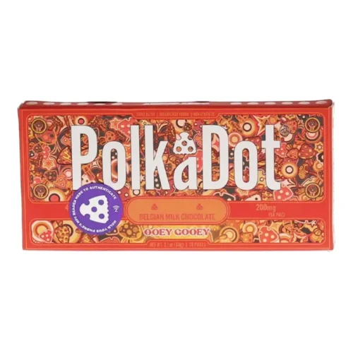 OOEY-Gooey-PolkaDot-Shroom-Belgian-White-Chocolate-200mg.webp OOEY Gooey PolkaDot Mushroom Belgian White Chocolate 200mg Per Piece