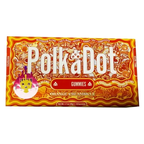 Orange-Creamsicle-PolkaDot-Belgian-Shroom-Blend-Gummies.webp Orange Creamsicle PolkaDot Belgian Shroom Blend Gummies 4G