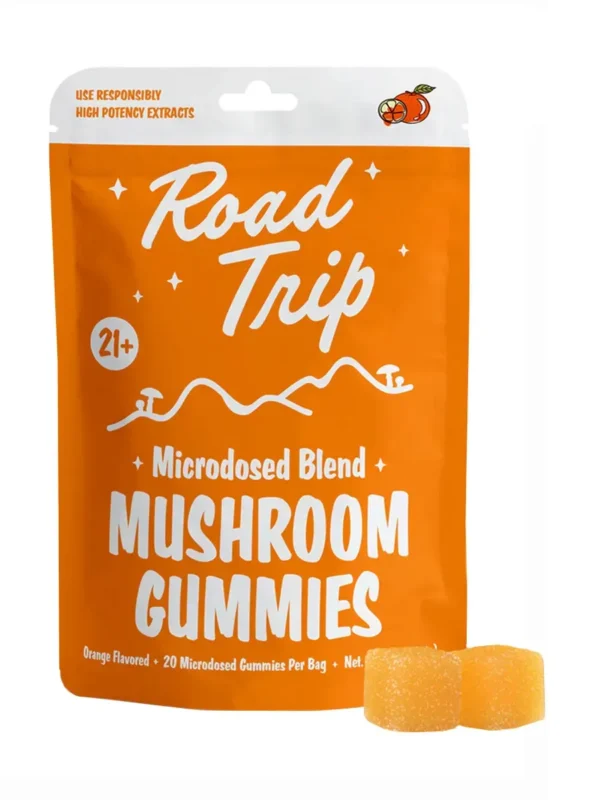 Orange-Road-Trip-Microdosed-Blend-Mushroom-Gummies-20ct.webp Orange Road Trip Microdosed Blend Mushroom Gummies 20ct 70G