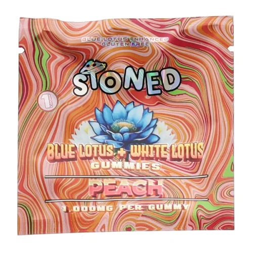 Peach-Stoned-Blue-Lotus-White-Lotus-Gummies-1000mg-1ct-1.webp Peach Stoned Blue Lotus + White Lotus Gummies 1000mg 1ct