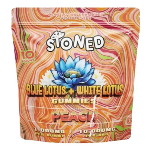 Peah-ezgif.com-jpg-to-webp-converter.webp Peach Stoned Blue Lotus + White Lotus Gummies 10000mg 10ct