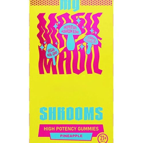 Pineapple My Shroom Mushy High Potency Mushroom Gummies 10ct