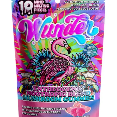 Pink-Lemonade.webp Pink Lemonade Wunder High Potency Entheogenic Nootropic Blend Mushroom Gummies 12G