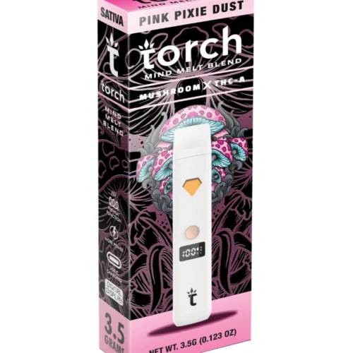Pink-Pixie-Dust-Torch-Mind-Melt-Mushroom-x-THC-A-Blend-White-Series-Vape-3.5G.webp Pink Pixie Dust Torch Mind Melt Mushroom x THC-A Blend White Series Vape 3.5G