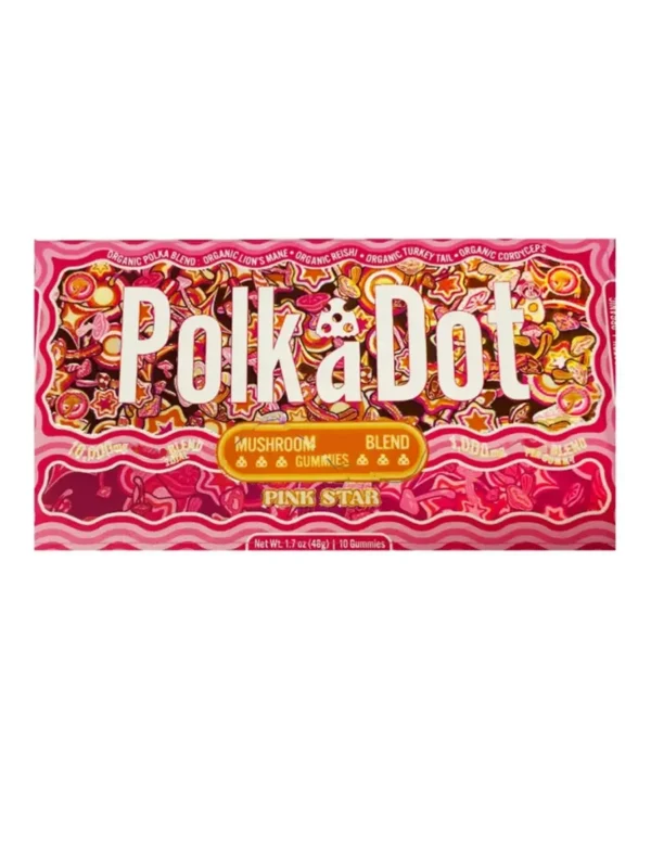 Pink Star PolkaDot Belgian Shroom Blend Gummies 4G