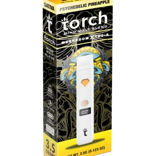 Psychedelic-Pineapple-Torch-Mind-Melt-Mushroom-x-THC-A-Blend-White-Series-Vape-3.5G.webp Psychedelic Pineapple Torch Mind Melt Mushroom x THC-A Blend White Series Vape 3.5G