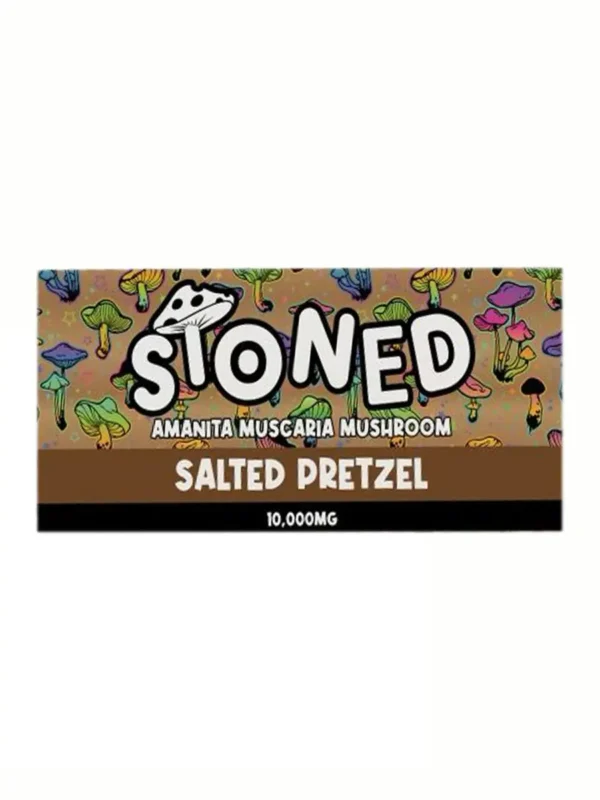 Salted Pretzel Stoned Amanita Muscaria Mushroom Chocolate 10000MG
