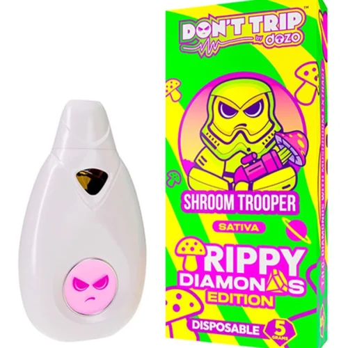 Shroom-Trooper.webp Shroom Trooper Dozo Don’t Trip Trippy Diamonds Disposable 5G