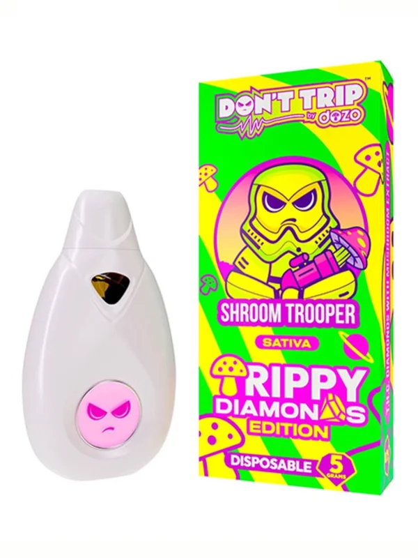 Shroom-Trooper.webp Shroom Trooper Dozo Don’t Trip Trippy Diamonds Disposable 5G
