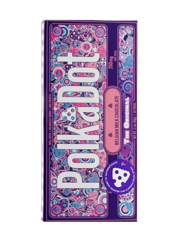 Side-The-Original-PolkaDot-Shroom-Belgian-Milk-Chocolate-200mg.webp The Original PolkaDot Mushroom Belgian Milk Chocolate 200mg Per Piece