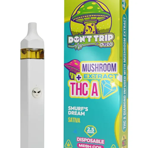 Smurfs-Dream-Dozo-Mushroom-Extract-THC-A-Disposable-2.5G.webp Smurf’s Dream Dozo Mushroom Extract + THC-A Disposable 2.5G