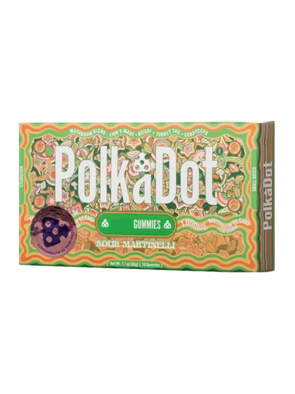 Sour-Martinelli-PolkaDot-Belgian-Shroom-Blend-Gummies.webp Sour Martinelli PolkaDot Belgian Shroom Blend Gummies 4G