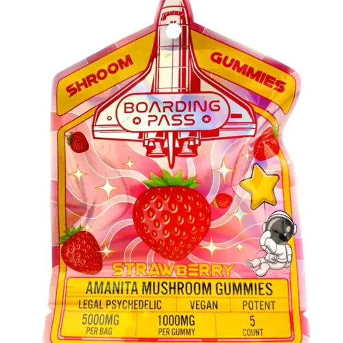 Strawberry-Boarding-Pass-Amanita-Shroom-Gummies-1000mg.webp Strawberry Boarding Pass Amanita Shroom Gummies 1000mg