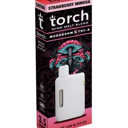 Strawberry-Mimosa-Torch-Mind-melt-blend-mushroom-X-THC-A-3.5g.webp Strawberry Mimosa Torch Mind Melt Mushroom x THC-A Blend Vape 3.5G