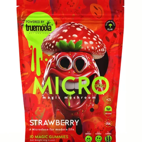 Strawberry-Truemoola-Micro-Magic-Mushroom.webp Strawberry Truemoola Micro Shroom Gummies 10ct