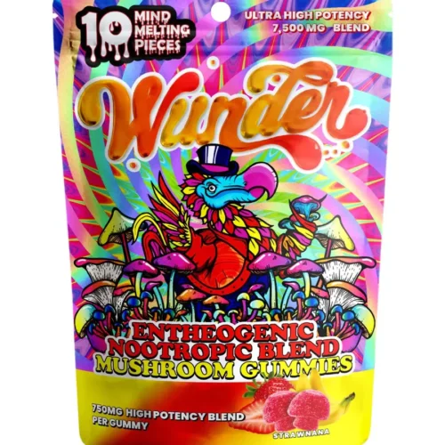 Strawnanan-WUNDER-ENTHEOGENIC-NOOTROPIC-BLEND-MUSHROOM-GUMMIES-7500MG.webp Strawnana Wunder Entheogenic Nootropic Blend Amanita Mushroom Gummies 7500mg