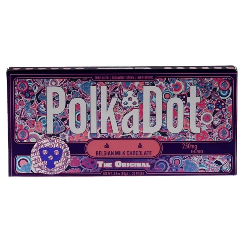 The Original PolkaDot Mushroom Belgian Milk Chocolate 250mg