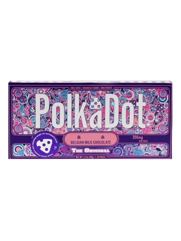 The-Original-PolkaDot-Shroom-Belgian-Milk-Chocolate-200mg.webp The Original PolkaDot Mushroom Belgian Milk Chocolate 200mg Per Piece