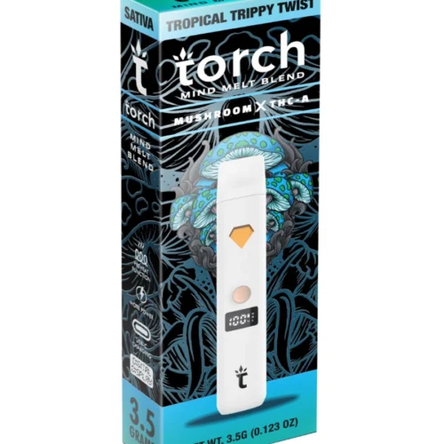 Tropical-Trippy-Twist-Torch-Mind-Melt-Mushroom-x-THC-A-Blend-White-Series-Vape-3.5G.webp Tropical Trippy Twist Torch Mind Melt Mushroom x THC-A Blend White Series Vape 3.5G