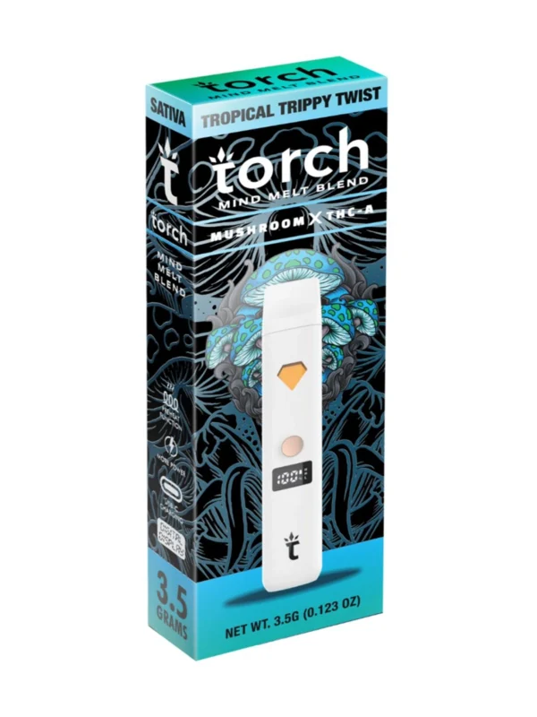 Tropical-Trippy-Twist-Torch-Mind-Melt-Mushroom-x-THC-A-Blend-White-Series-Vape-3.5G.webp Tropical Trippy Twist Torch Mind Melt Mushroom x THC-A Blend White Series Vape 3.5G