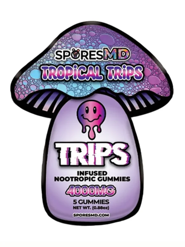 Tropical-Trips-SporesMD-Trips-Infused-Nootropic-Gummies-5Pcs.webp Tropical Trips SporesMD Trips Infused Nootropic Gummies 5Pcs