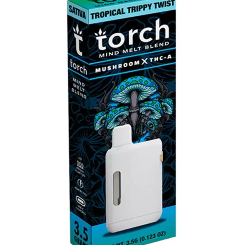 Tropical-Tripy-Twist-Torch-Mind-melt-blend-mushroom-X-THC-A-3.5g.webp Tropical Trippy Twist Torch Mind Melt Mushroom x THC-A Blend Vape 3.5G