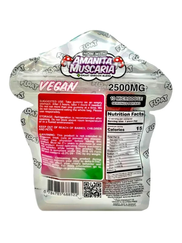 Wacky-Melon-Float-Mushroom-Gummies-Delta-9-THC-2500mg-Back.webp Wacky Melon Float Mushroom Gummies + Delta 9 THC 2500mg