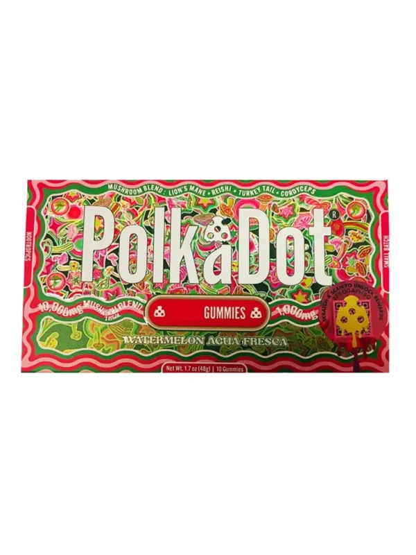 Watermelon-Agua-Fresca-PolkaDot-Belgian-Shroom-Gummies.webp Watermelon Agua Fresca PolkaDot Belgian Shroom Blend Gummies 4G