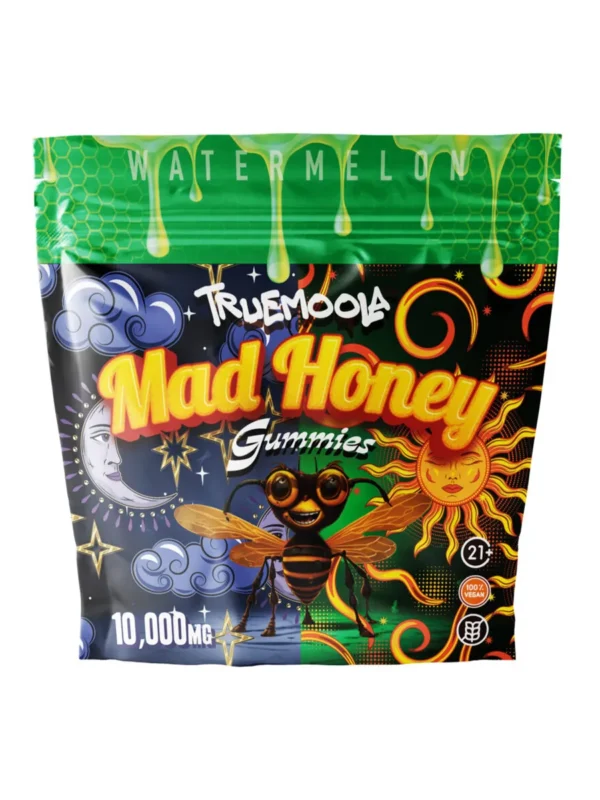 Watermelon-Truemoola-Mad-Honey-Gummies.webp Watermelon Truemoola Mad Honey Gummies 10000MG