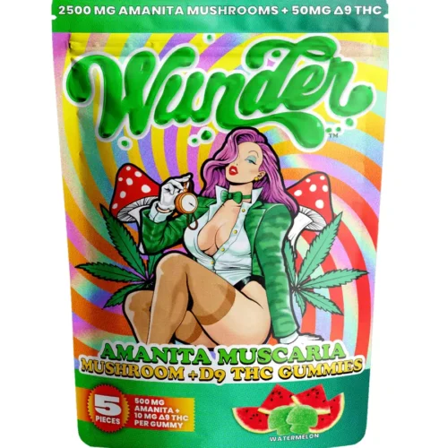 Watermelon-WUNDER-AMANITA-MUSCARIA-MUSHROOM-GUMMIES-2500MG.webp Watermelon Wunder Amanita Muscaria Mushroom + Kava Gummies 2500mg