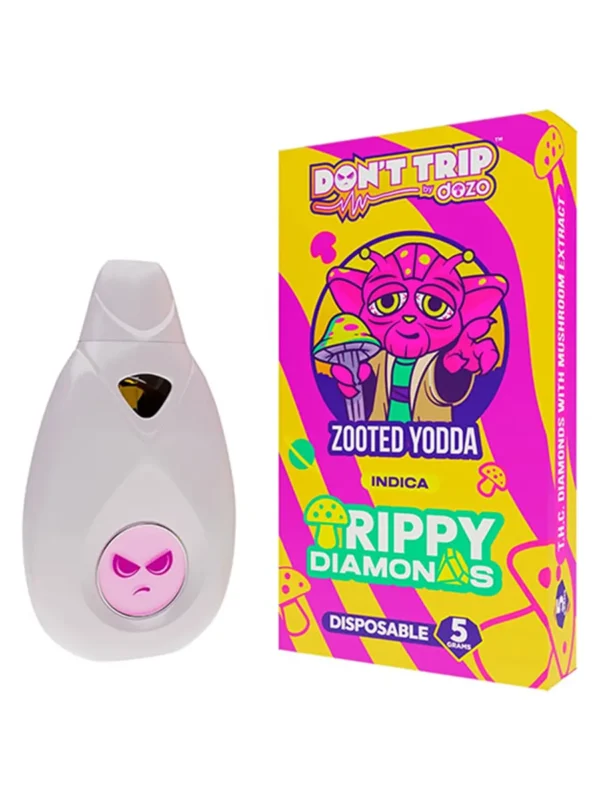 Zooted-Yodda-Dozo-Dont-Trip-Trippy-Diamonds-Disposable-5G.webp Zooted Yodda Dozo Don’t Trip Trippy Diamonds Disposable 5G