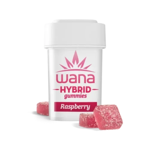 RASPBERRY (MED) // HYBRID Wana Gummies