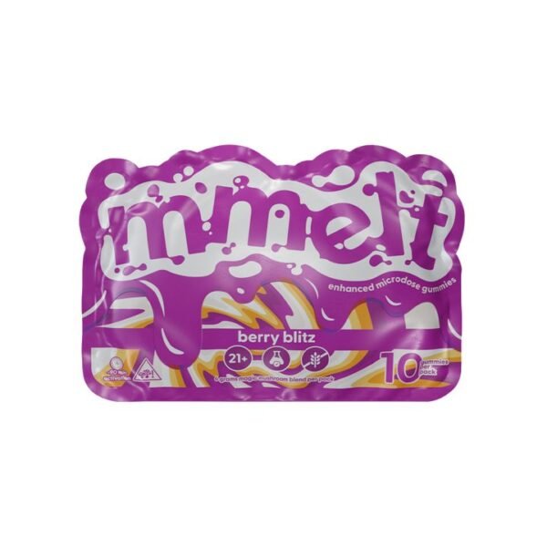 Mmelt Berry Blitz Mushroom Gummies – 10 Ct