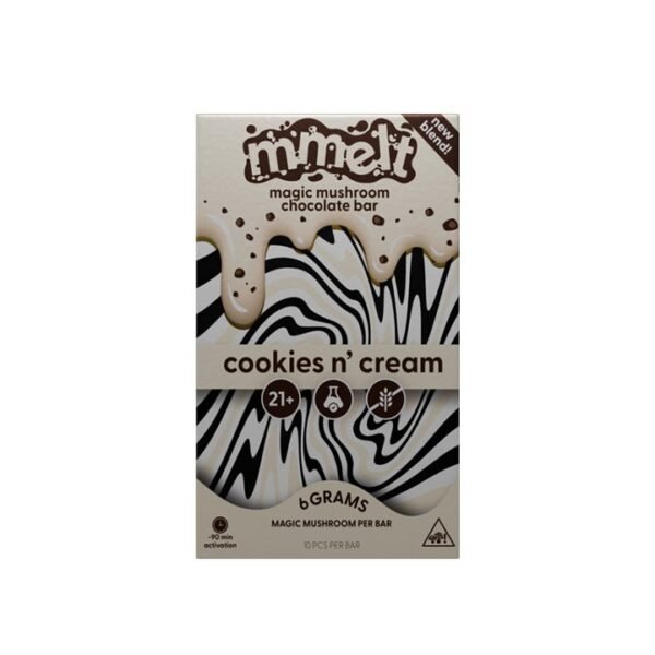 cookiesncream2.jpg Mmelt Cookies N’ Cream Mushroom Chocolate – 6G