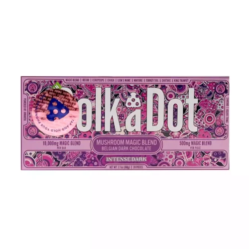 fsfsfd.webp Intense Dark Chocolate PolkaDot Magic Mushroom Bars 500mg