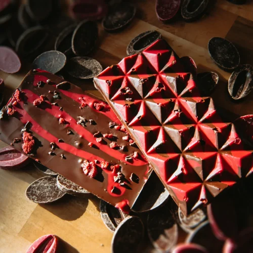 Raspberry Dark Chocolate Bar for Sale