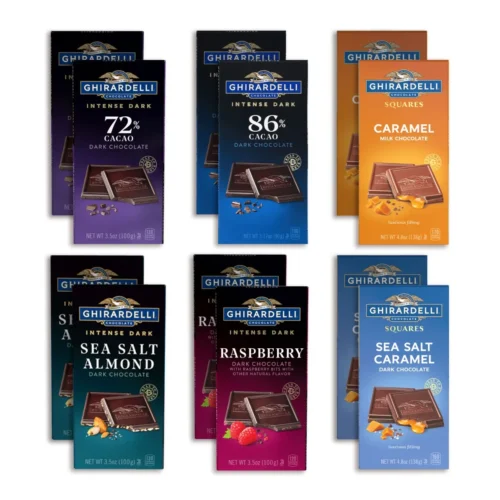 gchgcghchgghg.webp Ghirardelli Chocolate Bar Bundle (12 Bars)
