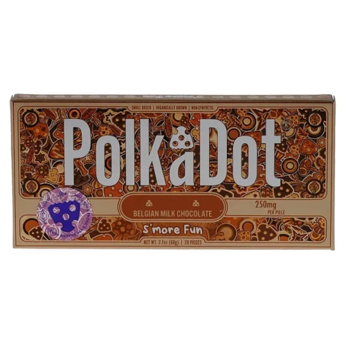 more-Fun-PolkaDot-Mushroom-Belgian-Milk-Chocolate.webp S’more Fun PolkaDot Mushroom Belgian Milk Chocolate 250mg