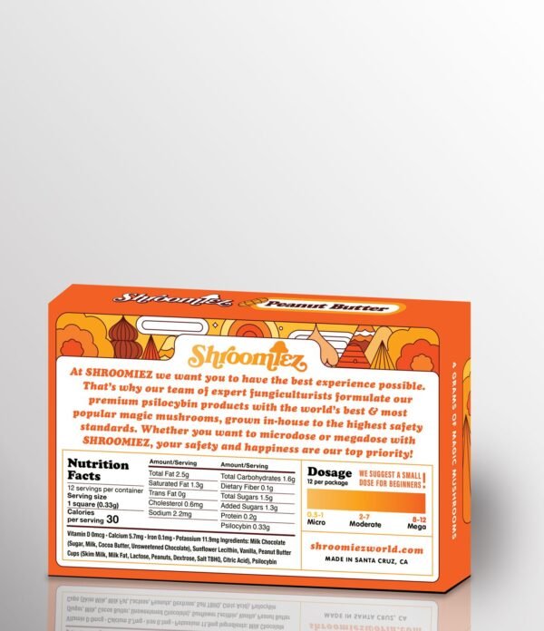 peanut-butter-chocolate-back.jpg Shroomiez Peanut Butter Milk Chocolate Bar