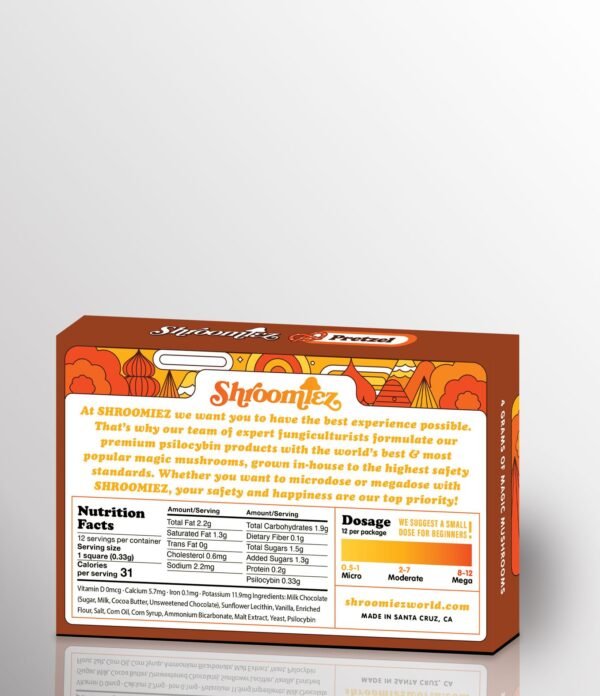 pretzel-chocolate-back.jpg Shroomiez Pretzel Milk Chocolate Bar