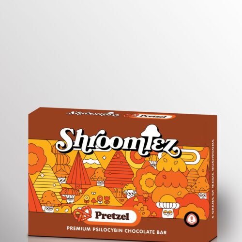 Shroomiez Pretzel Milk Chocolate Bar
