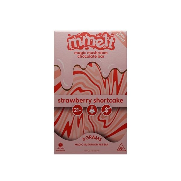 strawberry-shortcake.jpg Mmelt Strawberry Shortcake Mushroom Chocolate – 6G