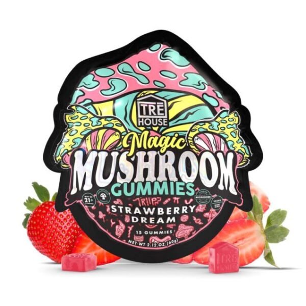 trehouse-photo-render-mushroom-gummies-strawberry-dream.jpg TreHouse Strawberry Dream Magic Mushroom Gummies